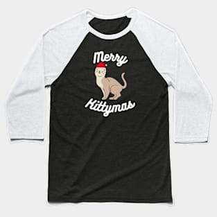 Merry Kittymas Baseball T-Shirt